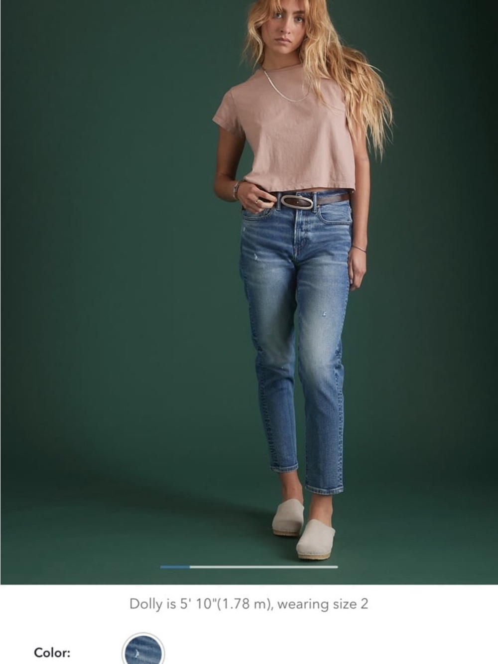 AE77 premium mom jeans